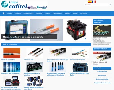 COFITEL presenta la página web del cableado de cobre y fibra óptica 