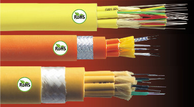 Cables de fibra óptica con certificación RoHS 