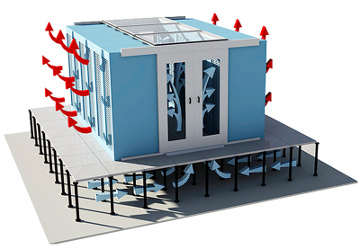 Sistema de cerramiento modular adaptable