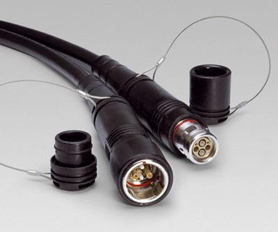 Conectores híbridos eléctrico fibra óptica para HDTV