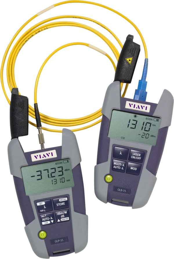 Medidores de potencia óptica, fuentes de luz y kits de pruebas de pérdida “de bolsillo” 