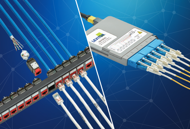 Sistemas globales de fibra óptica y cobre para redes